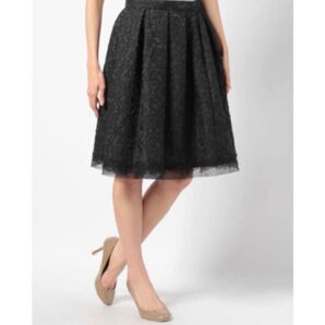 美品定価5万円 ハロッズ ジャガートスカート(ブラック) フォクシー ルネ