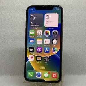 4343: 美品 iPhoneX 256GB グレー SIMフリー バッテリー100% 保証付の画像1