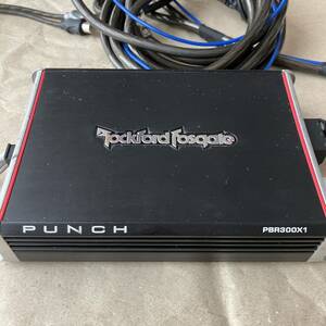 【ジャンク品】ROCKFORD FOSGATE ロックフォード 1ch パワーアンプ PBR300X1 (パンチシリーズ)