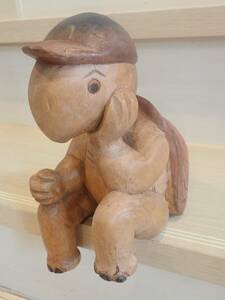 90´S HAWAIIAN tree carving objet d'art TURTLEBOY*U*S*A* store interior etc. certainly *