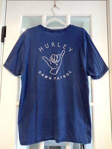 [Hurley Harley ] Surf бренд Vintage футболка мужской size(L) хангул -z* Hawaiian 