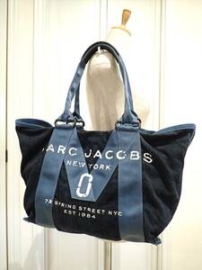 【MARC JACOBS マークジェイコブス】デニムトートバック上部 W50㎝☆本物☆