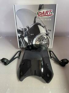 美品 ウインドウスクリーン　ハーレーダビッドソン ブレイクアウト114取付 「DART FLYSCREEN」