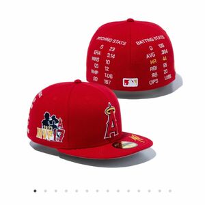 値下げ不可　即完売品　大谷翔平　ホームラン王記念 new era エンゼルス　7 5/8 59FIFTY キャップ 帽子ニューエラ