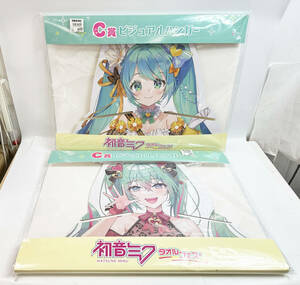 未開封品 FuRyu 初音ミク タオルフェス C賞 ビジュアルハンガー 全2種セット 4-4