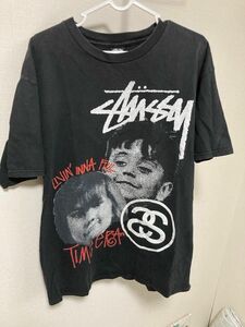 STUSSY Tシャツ 黒　 ステューシー