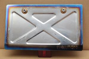 ACTIVE oo nisi heat Magic EVOLUTION titanium number plate base 