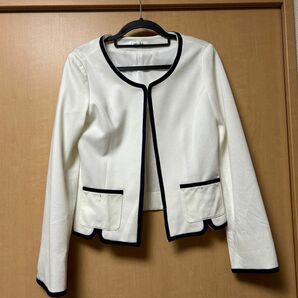 オフオン　レディースジャケット　ホワイト　38サイズ