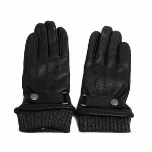 デンツ DENTS HENLEY タッチパネル対応 手袋 グローブ 5-9204-BLACK-L メンズ ブラック
