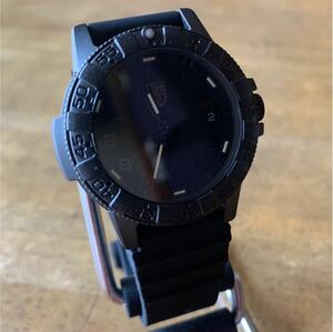 [ new goods ] Luminox LUMINOX wristwatch -seater toru men's lady's XS.0301.BLACKOUT.L quartz black 