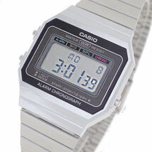 【新品】【箱無し】カシオ CASIO 腕時計 レディース A700W-1A クォーツ ブラック シルバー_画像1