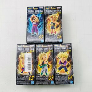 新品未開封 ワールドコレクタブルフィギュア ドラゴンボール DRAGONBALL LEGENDS COLLAB vol.1 5種セット WCF