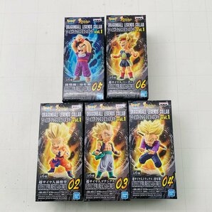 新品未開封 ワールドコレクタブルフィギュア ドラゴンボール DRAGONBALL LEGENDS COLLAB vol.1 5種セット WCFの画像1