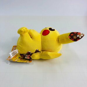 新品 ポケットモンスター ポケモン ちりめん風 ぬいぐるみ ピカチュウの画像4