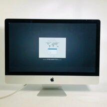 ジャンク iMac Retina 5K 27インチ (Late 2014) Core i7 4GHz/32GB/SSD 512GB MF886J/A_画像1
