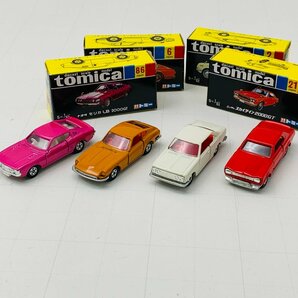 中古品 トミー トミカ 復刻版 ニッサン フェアレディZ トヨタ セリカLB2000GT コロナマーク2 ニッサン スカイライン2000GT 4種セットの画像1