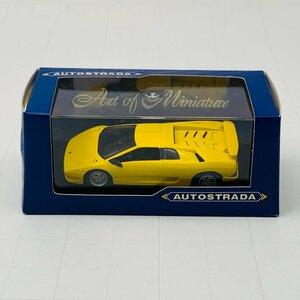 新品未開封 AUTOSTRADA アウトストラーダ 1/43 LAMBORGHINI DIABLO ランボルギーニ ディアブロ イエロー