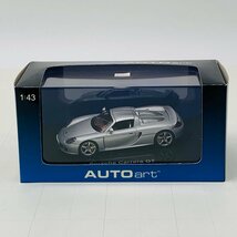 中古品 AUTOart オートアート 1/43 Porsche Carrera GT ポルシェ カレラ シルバー_画像4