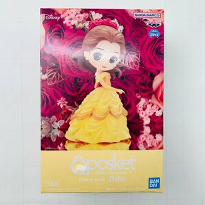 新品未開封 Qposket Disney Characters flower style Belle 美女と野獣 ベル Bの画像1