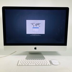動作確認済み iMac Retina 5K 27インチ (Mid 2017) Core i5 3.5GHz/8GB/FD 1TB MNEA2J/A