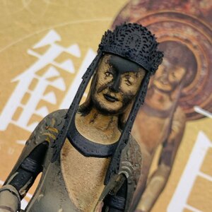 中古品 海洋堂 法隆寺公認 百済観音 くだらかんのん ポリストーン製