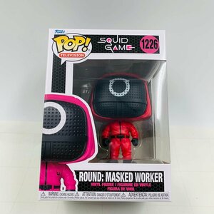 新品未開封 ファンコ FUNKO POP TELEVISION 1226 SQUID GAME イカゲーム ROUND MASKED WORKER ○ ワーカー