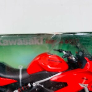 新品未開封 ウィリー WELLY 1/10 カワサキ Kawasaki NINJA 650R レッドの画像7