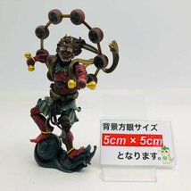 難あり中古品 海洋堂 タケヤ式自在置物 雷神 赤_画像2