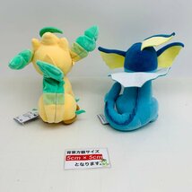 新品 ポケットモンスター もふぐっとぬいぐるみ イーブイフレンズ リーフィア シャワーズ 2種セット_画像4