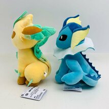 新品 ポケットモンスター もふぐっとぬいぐるみ イーブイフレンズ リーフィア シャワーズ 2種セット_画像6