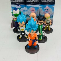 中古品 ドラゴンボールZ 復活のF ワールドコレクタブルフィギュア vo.1 孫悟空 ベジータ 孫悟飯 ピッコロ クリリン 亀仙人 6種セット_画像1