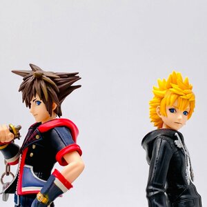 中古品 一番くじ キングダムハーツ KINGDOM HEARTS Second Memory A賞 スタチュー ソラ&ロクサス