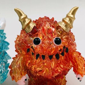 中古品 POPMART INSTINCTOY Monster Fluffy Joyful Life シリーズ Frozen Flames 2種セットの画像3