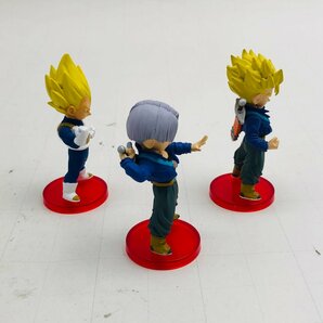 中古品 ドラゴンボールZ ワールドコレクタブルフィギュア vol.5 トランクス vol.6 トランクス ベジータ 3種セットの画像7