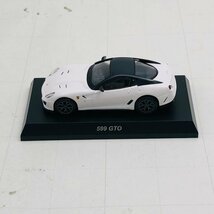 中古品 京商 フェラーリ ミニカー コレクション 1/64 599 GTO WHITE ホワイト_画像2