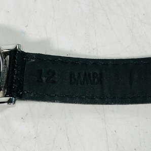 MONDAINE モンディーン 30301 クォーツ 腕時計 レザーベルト ブラック × ホワイトの画像7