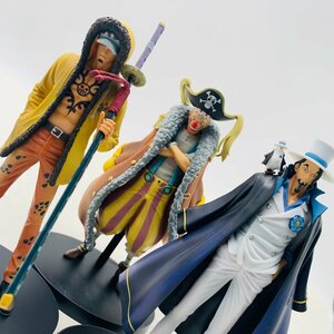 中古品 DXF THE GRANDLINE MEN vol.3 vol.5 vol.6 劇場版 ワンピース スタンピード ロブ・ルッチ トラファルガー・ロー バギー 3種セット