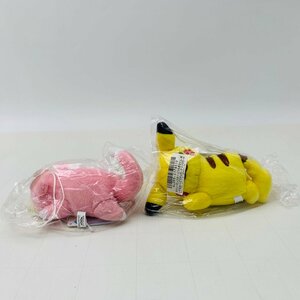 新品 ポケットモンスター くつろぎタイム ぬいぐるみ ヤドン ピチュー 2種 セット