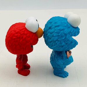 中古品 Funko POP ファンコ 02 08 SESAME STREET セサミストリート COOKIE MONSTER クッキーモンスター エルモ ELMO 2種セットの画像5