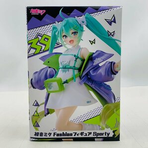 新品未開封 タイトー 初音ミク Fashion フィギュア Sporty スポーティーの画像1