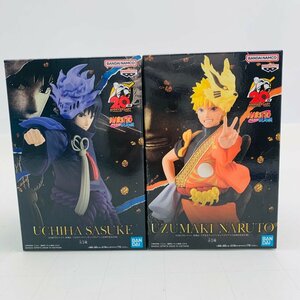 新品未開封 NARUTO ナルト 20th ANNIVERSARY 記念フィギュア うずまきナルト うちはサスケ TVアニメ20周年記念衣装 2種セット