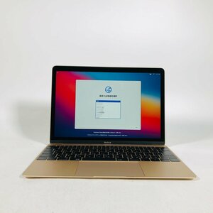 動作確認済み MacBook 12インチ (Early 2015) Core M 1.1GHz/8GB/SSD 256GB ゴールド MK4M2J/A