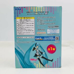 新古品 セガ SPM スーパープレミアムフィギュア Project DIVA X HD 初音ミクの画像9