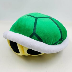 新品 タイトー スーパーマリオ 特大サイズぬいぐるみ こうら 緑