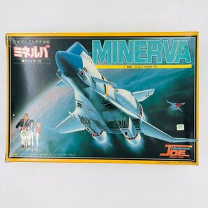 難あり未組立 タカラ 1/500 クラッシャージョウ 万能タイプ外用宇宙船 ミネルバ ファイター付 MINERVAの画像1