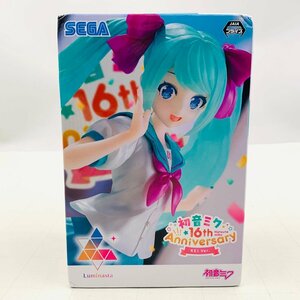 新品未開封 セガ Luminasta 初音ミク 16th Anniversary KEI ver.