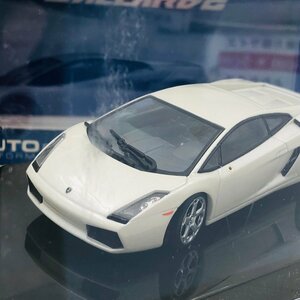 ジャンク AUTOart オートアート 1/43 LAMBORGHINI GALLARDO ランボルギーニ ガヤルド ホワイト