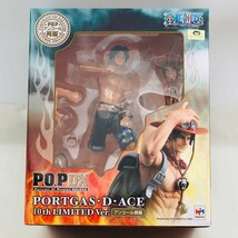 新品未開封 メガハウス Portrait.of.Pirates P.O.P ワンピース NEO DX ポートガス・D・エース 10th LIMITED Ver. アンコール再販_画像1