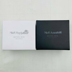 中古品 NieR:automata ニーアオートマタ NieR Replicant ニーア レプリカント MUSIC BOX オルゴール 2種セットの画像7