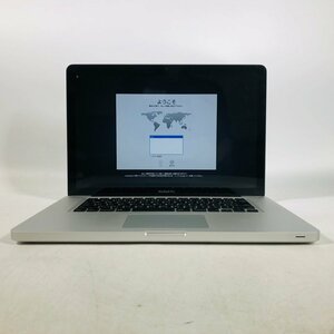 動作確認済み MacBook Pro 15インチ (Early 2011) Core i7 2.0GHz/10GB/500GB MC721J/A